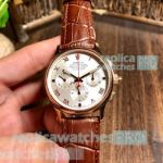 Replica Swiss 7750 Rolex Daytona Stainless Steel Silver Chronograph Watch
